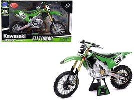 Kawasaki KX 450F Dirt Bike Motorcycle #3 Eli Tomac Green and Black &quot;Kawa... - £62.65 GBP