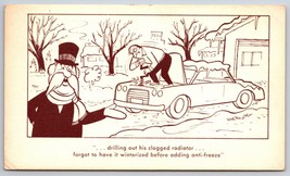 Advertising Comic Dupont Fast Flush and Sealer Artist Signed Jim Reilly Postcard - £9.78 GBP