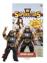 WWE Retro Superstars Kevin Nash 6in. Figure with nWo Gear &amp; Championship MOUC - £23.51 GBP