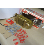 Vintage Multiple Toymakers Knights w/ Drawbridge Castle Playset – Boxed No. 1402 - $74.20