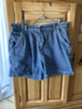 Faded Glory Authentic Brand Striped Blue shorts Women’s size 12 - £15.68 GBP