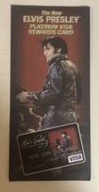 Elvis Presley Platinum Card Travel Brochure Memphis Tennessee BR12 - £4.68 GBP