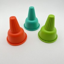 Pampered Chef Reusable Frozen Treat Cones Set Of 3 - $9.87