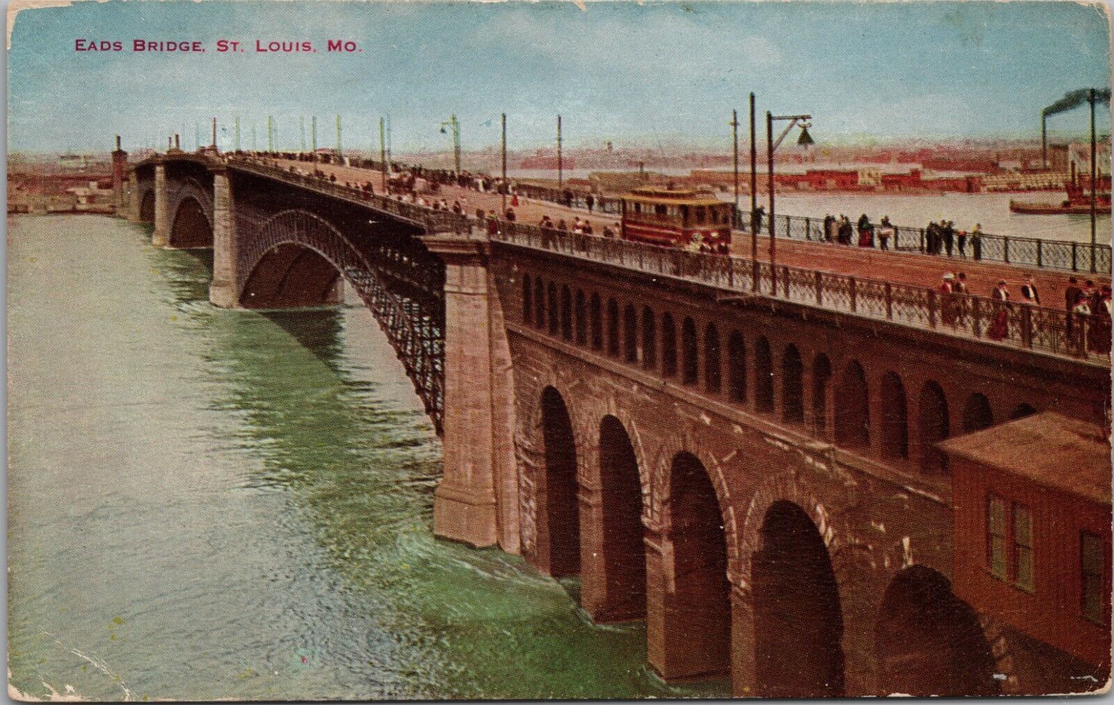 Primary image for Eads Bridge St. Louis MO Postcard PC571