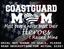 Coastguard Mom Most People Never Meet Their Heroes I Raised Mine US Made - £4.86 GBP+