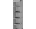 Whitmor 5 Section Closet Organizer - Hanging Shelves with Sturdy Metal F... - $18.99