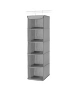Whitmor 5 Section Closet Organizer - Hanging Shelves with Sturdy Metal F... - £16.44 GBP