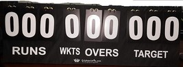 CW 4ft X 1.5ft CRICKET LARGE PORTABLE SCOREBOARD (HEAVY DUTY QUALITY) NE... - £149.50 GBP