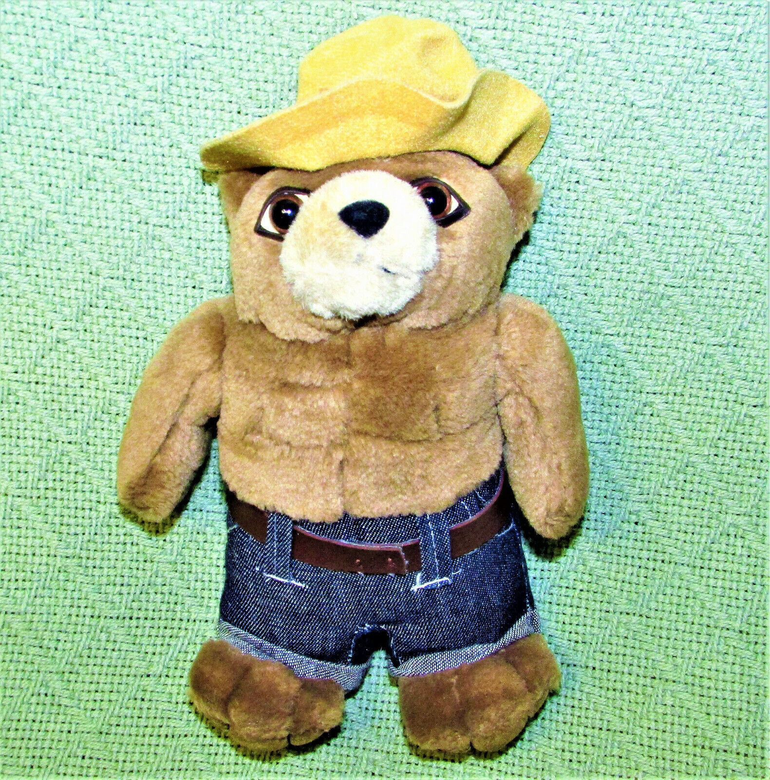 VINTAGE SMOKEY THE BEAR Kids Preferred Plush 8" Stuffed Brown Bear Teddy Animal - £6.34 GBP