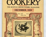 American Cookery December 1939 Boston Cooking School Winter Meals Recipe... - $13.86
