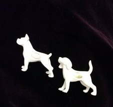 Two Bone China Miniature Dogs-BOXER and RETRIEVER - £11.07 GBP