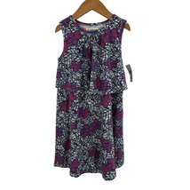 Tucker + Tate Floral Popover Dress 5 New - £19.04 GBP