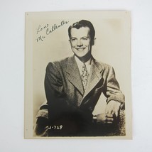 Lon McCallister Photograph 5x4 Suit &amp; Tie Hollywood Actor Portrait Vinta... - £7.86 GBP