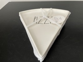 Rae Dunn Pizza Slice Plates Set 3 - £43.78 GBP