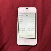 Apple iPhone 4 A1349 White Verizon 8GB iOS 7.1.2 - $49.50