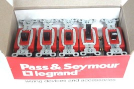 Box Of 10 New Pass &amp; Seymour CS20AC1 Single Pole Switches 20A 120/277VAC - £25.16 GBP