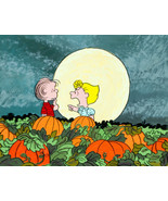 Framed canvas art print giclee It&#39;s the Great Pumpkin, Charlie Brown Chi... - £31.13 GBP+