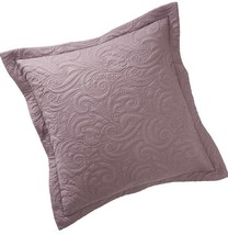 MARQUIS by WATERFORD 2 Euro Pillow SHAMS Size: 26x26&quot; New SHIP FREE Mauv... - £118.67 GBP
