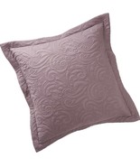 MARQUIS by WATERFORD 2 Euro Pillow SHAMS Size: 26x26&quot; New SHIP FREE Mauv... - £117.20 GBP