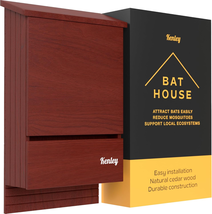 Bat House - Outdoor Bat Box Shelter with Large Double Chamber - Handcraf - $76.22