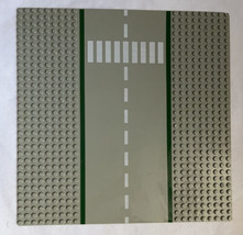 Vintage 1978 Lego City Gray Road Plate Base Plate With Crosswalk - £11.86 GBP