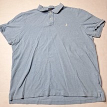 Ralph Lauren Polo Shirt Men XL Blue Short Sleeve Custom Fit Pony Logo Golf - $14.84