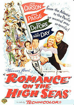 Romance on the High Seas ( RARE 1948 DVD )  * Doris Day * Jack Carson * ... - $14.99