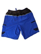 Speedo Mens size M Blue Black Swimming Trunks Board Shorts - £14.80 GBP