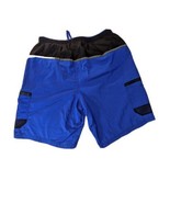 Speedo Mens size M Blue Black Swimming Trunks Board Shorts - $354.74 MXN
