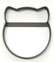 Cat Face Outline Chubby Kitty Feline Head Cookie Cutter USA PR4269 - $2.99