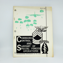 1981 Airborne Special Forces Command Control &amp; Support Special Ops FM 31-22 - $239.94 MXN