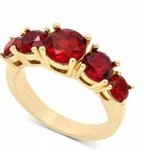 Charter Club Gold-Tone Five Stone Statement Ring, Size 8 - £11.99 GBP