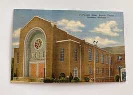 Twelfth Street Baptist Church Gadsden Alabama Postcard - £7.84 GBP