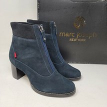 Marc Joseph Women&#39;s Ankle Boots Sz 5 M University Pl. Navy Nubuck - £38.66 GBP