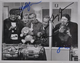 Cheers Cast Signedphoto X5 - Ted Danson, Woody Harrelson, Kelsey Grammer w/COA - £286.96 GBP