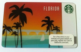 Starbucks 2011 Gift Card Florida Palm Trees New - $9.99