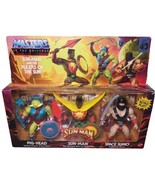 MOTU Sun-Man and the Rulers of the Sun Pig-Head Space Sumo 3-Pack 40TH E... - £20.71 GBP