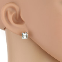 Silver Tone Multi-Stone Stud Earrings With Swarovski Style Crystals - £21.15 GBP