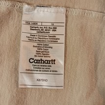 Carhartt K87DES Men's Cotton Tan/Beige Short Sleeve T-Shirt Size XL Chest 53" image 6