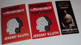 Power to Remember Scripture Memory That Works Signed by Jeremy Kluth Bonus Book - £14.35 GBP