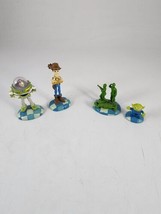 Disney Store Tiny Kingdom Pixar Toy Story Set - Woody Buzz Alien Green Army Men - $21.73