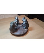 Stoneware Candle Holder Incense Burner 3 Sitting Elephants Design India ... - $526.83 MXN