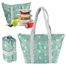 Insulated Lunch Bag Purse Thermal Bento Cooler Food Tote For Women Men O... - £19.17 GBP