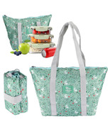 Insulated Lunch Bag Purse Thermal Bento Cooler Food Tote For Women Men O... - £18.84 GBP