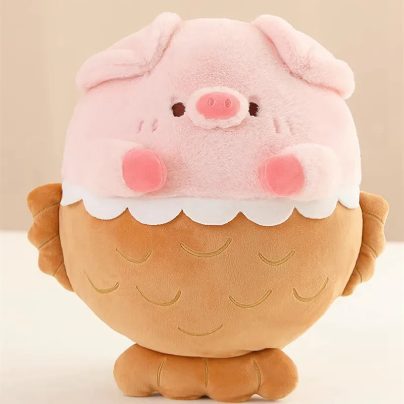 Kawaii Taiyaki Piggy Snapper Cosplay Plushie Dolls Cushion Pillow Lovely For Kid - $125.35