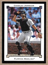 2002 Fleer Premium #20 Charles Johnson Florida Marlins - $1.98