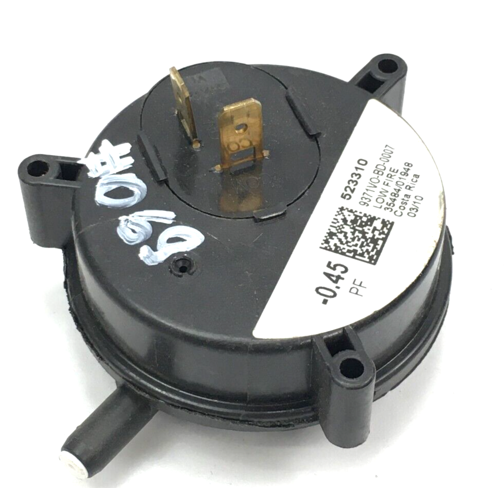 MPL 9371VO-BD-0007 Furnace Air Pressure Switch 523310 0.45&quot; used #O69 - $17.77