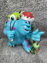 Disney Parks Santa Sully &amp; Mike Popcorn Bucket 2024 Monsters Inc Brand Bew - $72.12