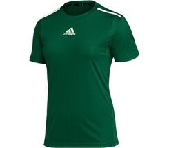 Adidas Womens Team Issue SS Jersey Dark Green Size Small HG4989 - $23.75
