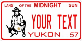 Yukon Canada 1957 License Plate Personalized Custom Car Bike Motorcycle Moped  - $10.99+